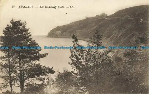 R658007 Swanage. Der Undercliff Walk. LL. 44