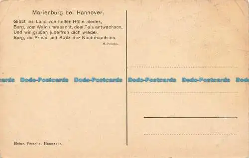 R656549 Marienburg bei Hannover. Heinr. Gebühren