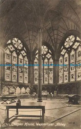 R657298 Westminster Abbey. Kapitelhaus. Valentine Serie