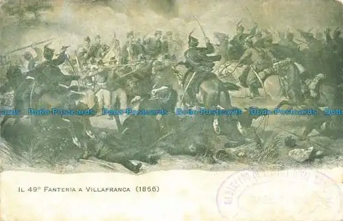 R658065 Infanterie in Villafranca. A. Manfredi Cremona