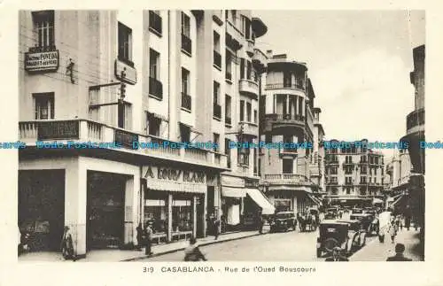 R658716 Casablanca. Rue de l Oued Bouscoura. L.M