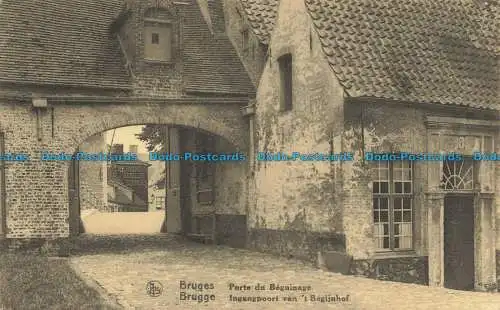 R659445 Brügge. Porte du Beginenhof. Ern. Nels Thill. Serie. 12. Nein. 76