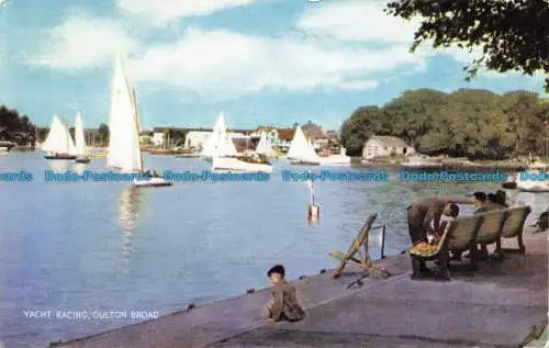 R660096 Oulton Broad. Yachtrennen. J. Lachs