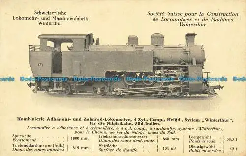 R660113 Schweizerische Lokomotive und Maschinenfabrik Winterthur. Nein. 1132