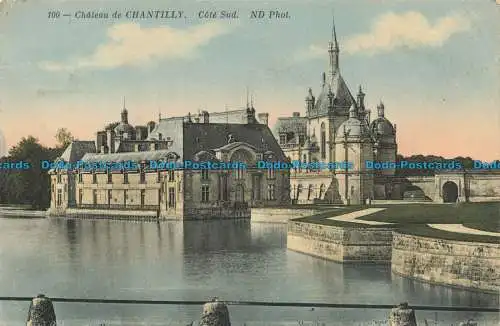 R660202 Chateau de Chantilly. Südküste. ND. Foto