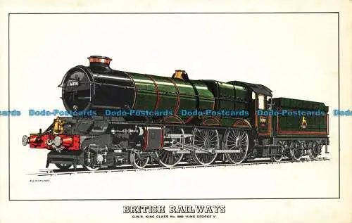 R660238 British Railways. G.W.R. King-Klasse. Nein. 6000. King George. V. Fine Ar