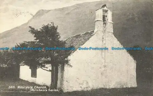 R660644 Wastdale Church. Abraham Serie. Postkarte