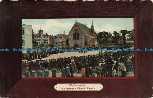 R660662 Portsmouth. Die Parade der Garnisonskirche. Woolstone Bros. Die Milton Artle