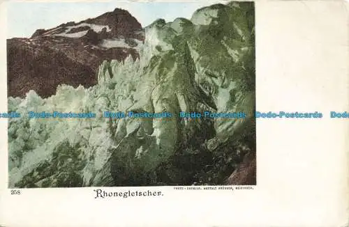 R660262 Rhonegletscher. Chemigr. Anstalt Brugger