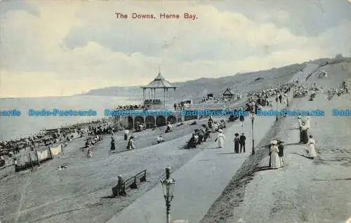 R660678 Herne Bay. Die Downs. Postkarte