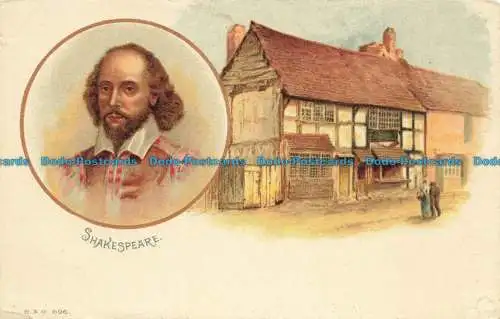 R660687 Shakespeare. Haus. B. und D. Postkarte