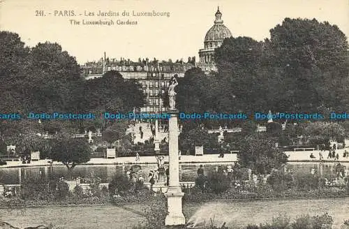 R660694 Paris. Die Luxemburgischen Gärten. Die Biene. 1926