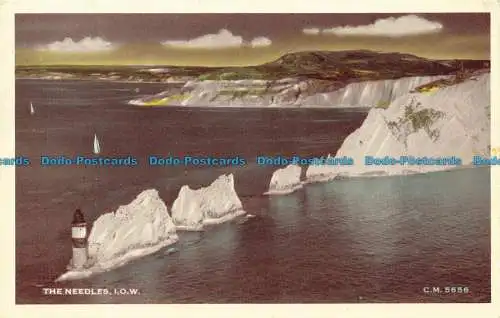 R660712 I.o. W. Die Nadeln. Donner und Clayden. Sunray Photo Style reproduziert