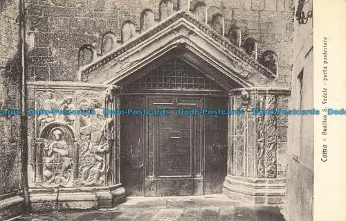 R660348 Wie. Basilika S. Fedele. Hintertür. R.E.V. Alinari