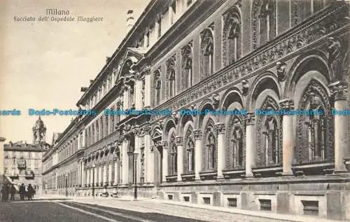 R660760 Mailand. Fassade des Hospital Maggiore. Brunner und C