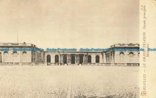 R660361 Versailles. Das große Trianon. Hauptfassade Hauptfläche. G.B