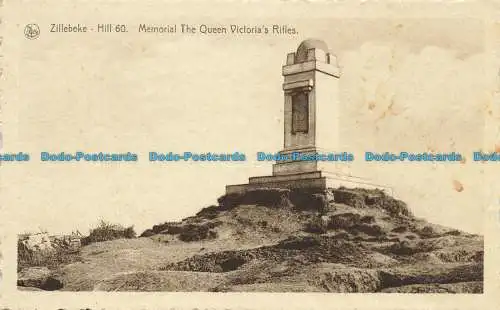 R660792 Zillebeke. Hill 60. Memorial Die Queen Victoria Gewehre. Nels. Ern. Thill