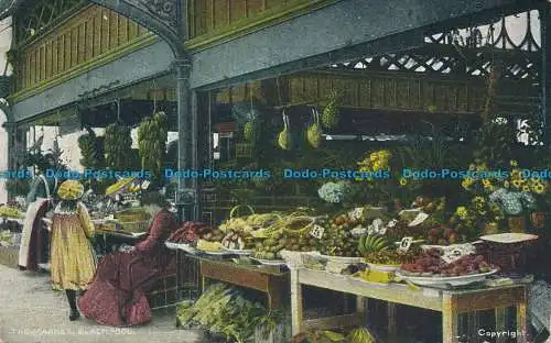 R660397 Der Markt. Blackpool. 1906