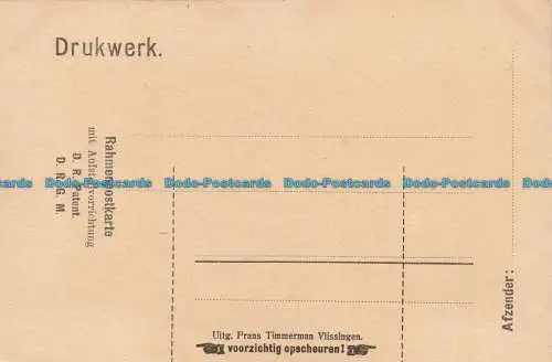 R660818 Strang. Vlissingen. D.R. Patent. D.R.G.M