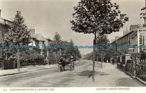 R661459 S. Hackney. King Edward Road. Hackney Library Services. 1905