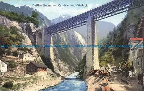 R661464 Gotthardbahn. Kerstelenbach Viadukt. E. Goetz. Nein. 4059