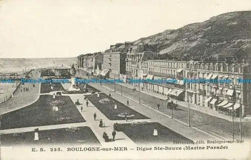 R661489 Boulogne sur Mer. Digue Ste Beuve. Marine Parade. Stevenard. 1916