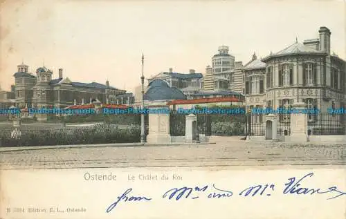 R660458 Ostende. Das Chalet du Roi. E.L. 1905