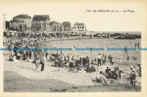 R661517 Le Croisic. L.I. Der Strand. Basar des Ozeans