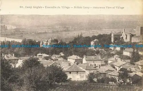 R660884 British Camp. Panoramablick auf das Dorf. Schraubstock L