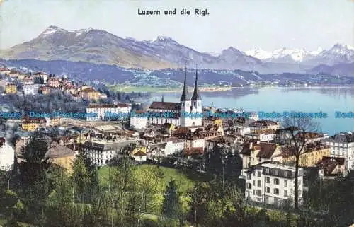 R660479 Luzern und die Rigi. E. Goetz