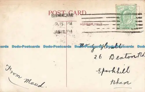 R660906 Abendruhe. Postkarte. 1909