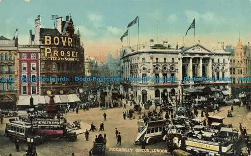 R660912 London. Piccadilly Circus. Postkarte