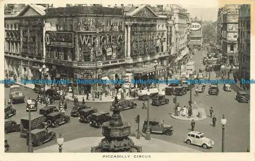 R660913 London. Piccadilly Circus. Tuck. Gravur Postkarte