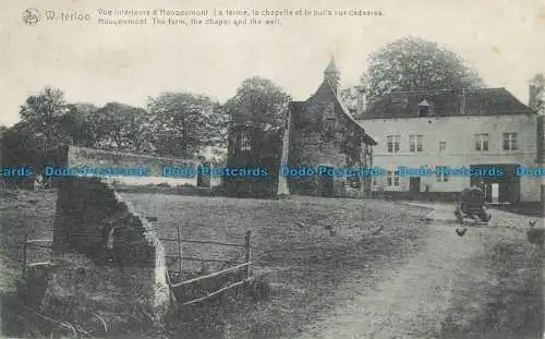 R660518 Waterloo. Hougoumont. Die Farm. die Kapelle und den Brunnen. Nels. Ern. Thil