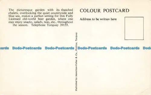 R660932 Maidencombe. in der Nähe von Torquay. Die strohgedeckte Taverne. Hamilton Fisher