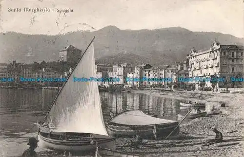 R668594 Santa Margherita. Strand. Brunner und C