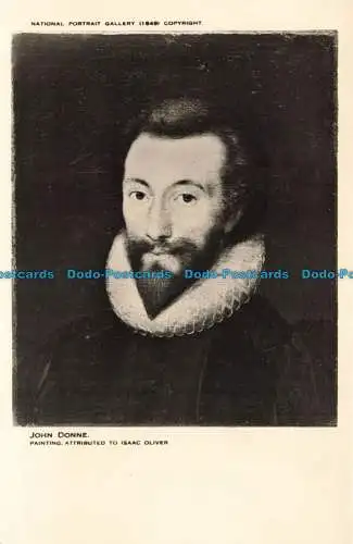 R669342 John Donne. National Portrait Gallery. B. Matthews. Isaac Oliver