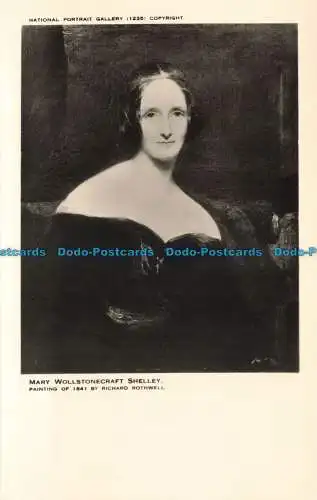 R669348 Mary Wollstonecraft Shelley. National Portrait Gallery. B. Matthews. Ric