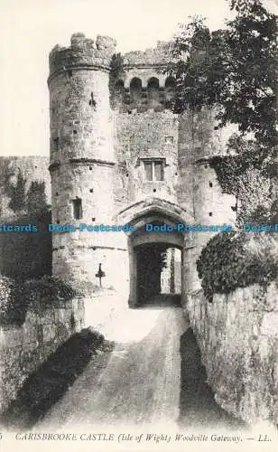 R670110 Isle of Wight. Carisbrooke Castle. Woodville Gateway