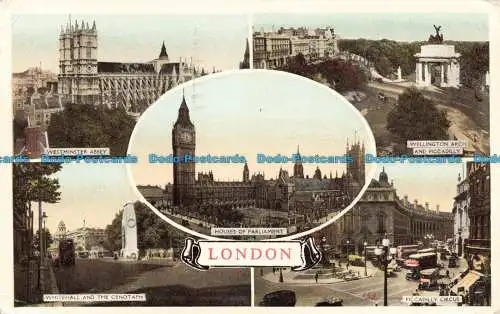 R668626 London. Whitehall und das Cenotaph. Piccadilly Circus. British Productio