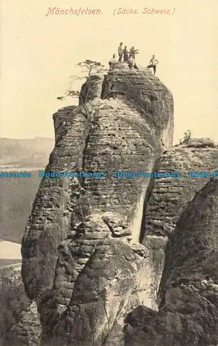 R670159 Monchsfelsen. Sachs. Schweiz. Loffler. Nr. 7336