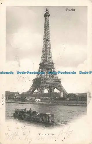 R669408 Paris. Eiffelturm. B.F. 1902