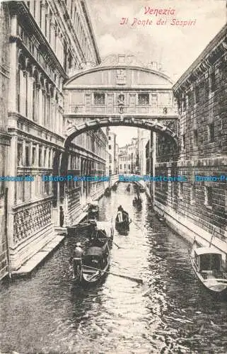 R670180 Venedig. Die Seufzerbrücke