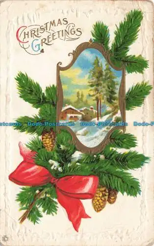 R670198 Weihnachtsgrüße. Serie 246 E. Postkarte