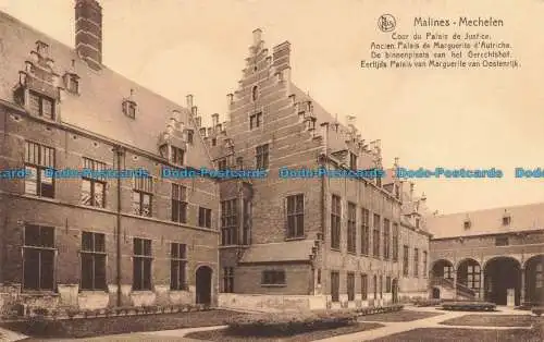 R668725 Mechelen. Hof des Justizpalastes. Ehemaliger Palast von Marguerite d Autric