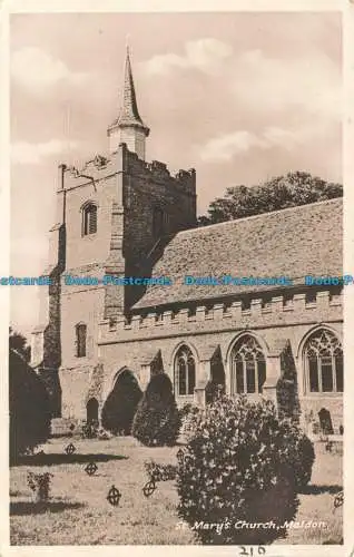 R669486 Maldon. St. Mary Kirche. M. und L. National Series