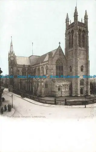 R669500 Leamington. Die Pfarrkirche. Postkarte