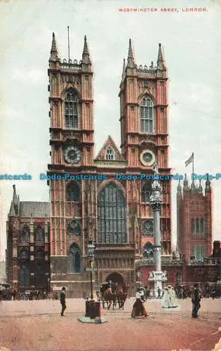 R669527 London. Westminster Abbey. Postkarte