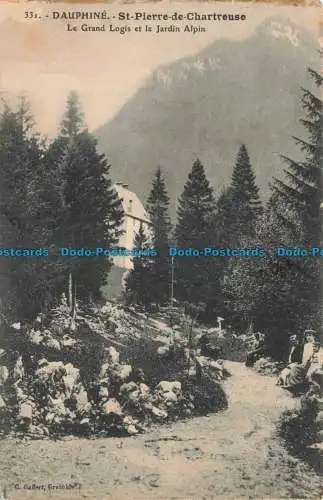 R670294 Dauphine. St. Pierre de Chartreuse. Das Grand Logis und der Alpengarten. C