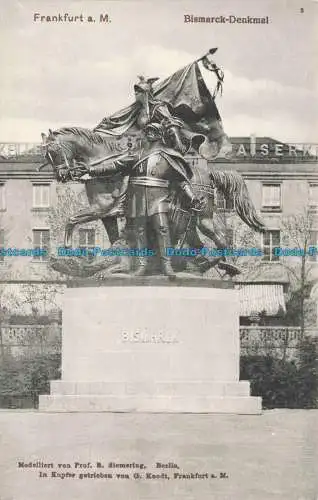 R669550 Frankfurt a.M. Bismarck Denkmal. G. Knodt